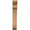 Ekena Millwork Legacy Slat Rough Sawn Bracket, Western Red Cedar, 4"W x 16"D x 28"H BKT04X16X28LEC06RWR - alternate 4